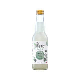 Kosmos Drinks Eau de là - Fir Needle Elderflower, Water Kefir Drink, CH Organic 330ml