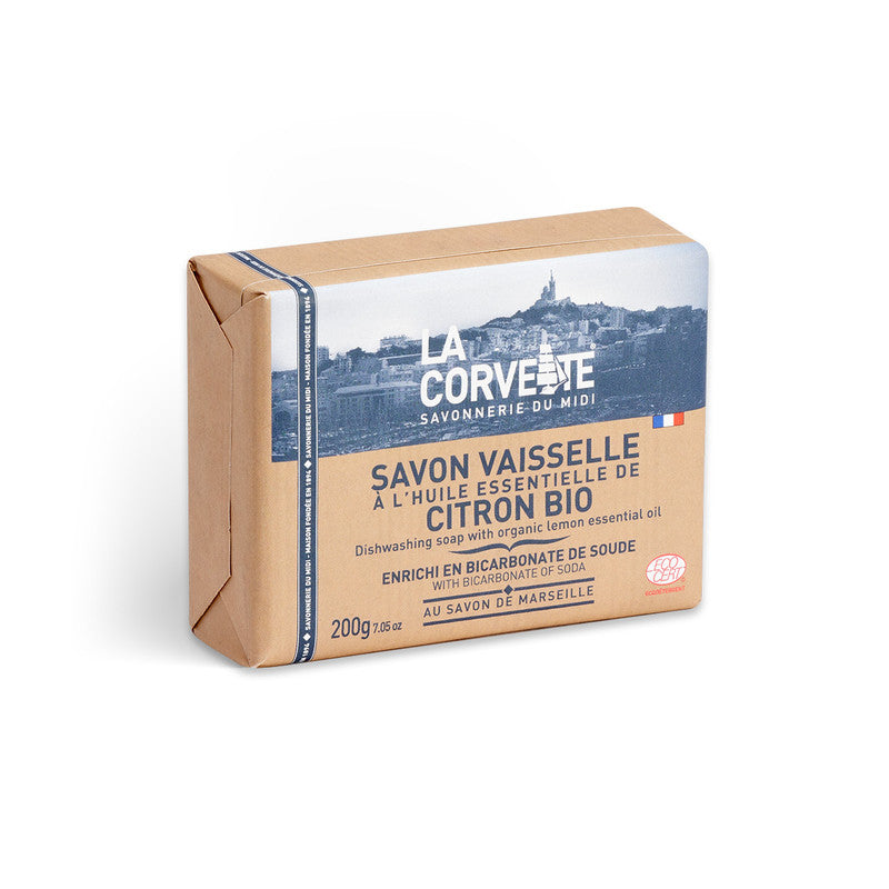 Savon vaisselle enrichi en bicarbonate de soude & huile ess. de citron