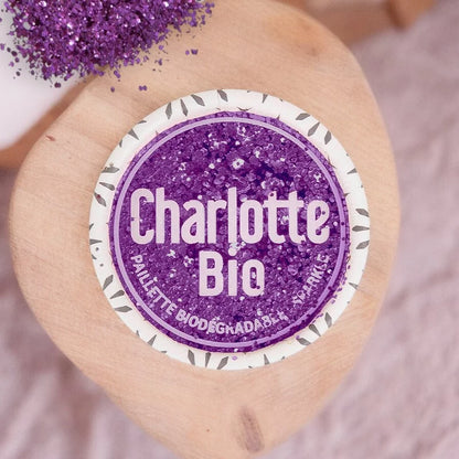 Glitter Violett - 4g - Charlotte Bio