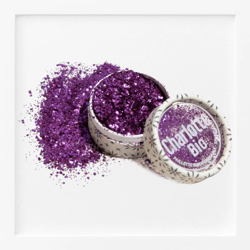 Glitter Violett - 4g - Charlotte Bio