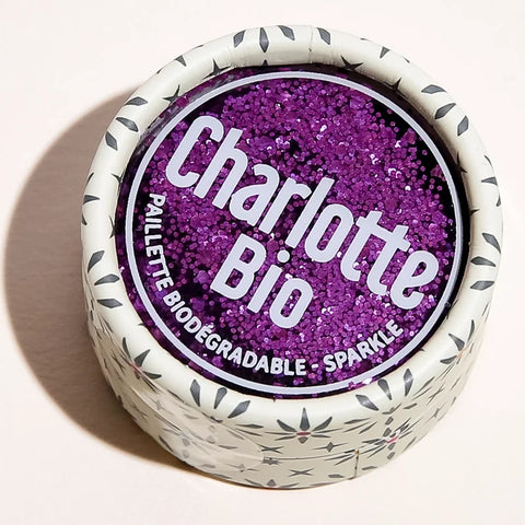 Glitter Violett - 4g - Charlotte Bio