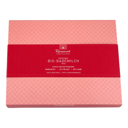 ROSENROT Geschenkset Bademilch