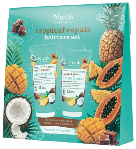 NIYOK Geschenkset Haarpflege Tropical Repair