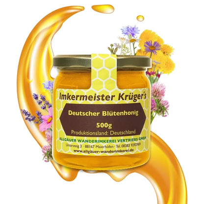 Deutscher Blütenhonig  - German Flower Honey 500g