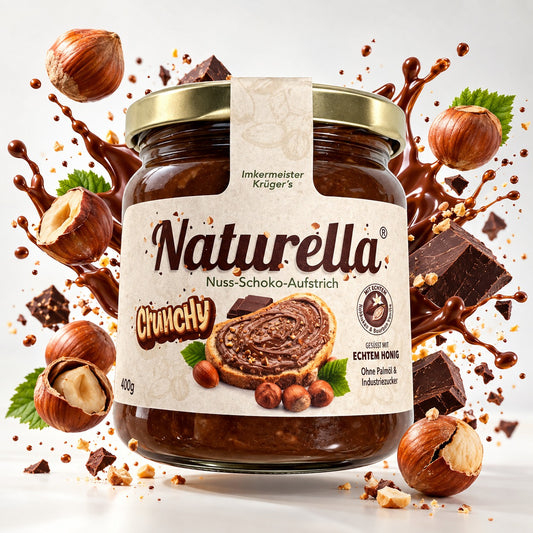 Naturella 400 g, Schoko-Haselnuss-Aufstrich mit Honig