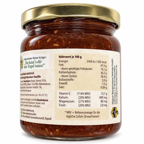 Naturella 400 g, Schoko-Haselnuss-Aufstrich mit Honig