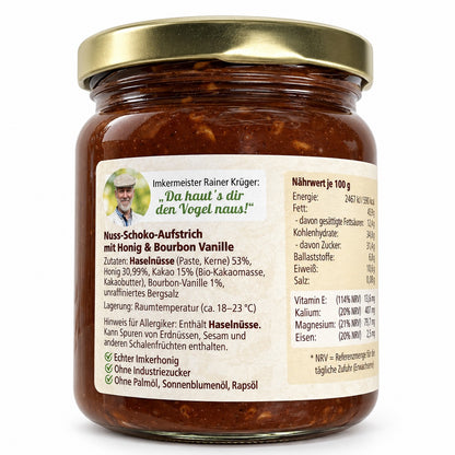 Naturella 400 g, Schoko-Haselnuss-Aufstrich mit Honig