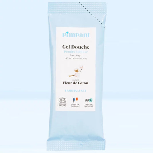 Duschgel Pulver zum Verdünnen Baumwollblüte - 25g - Pimpant