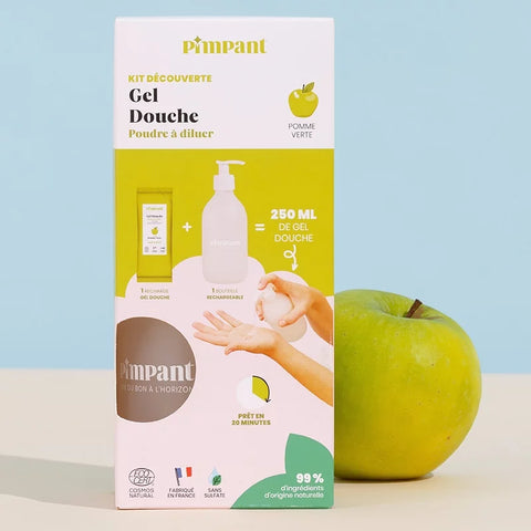 Entdeckungsset Duschgel Grüner Apfel - Pimpant