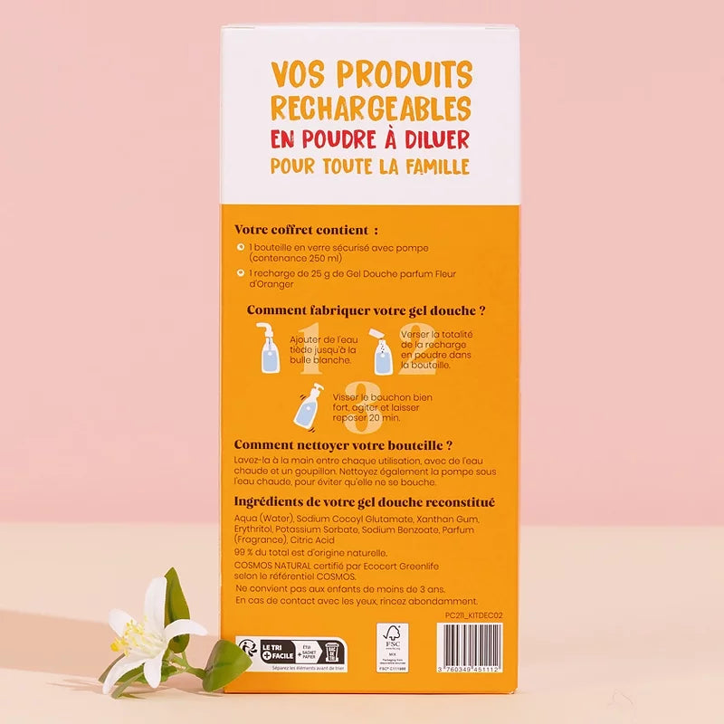 Entdeckungsset Duschgel Orangenblüte - Pimpant