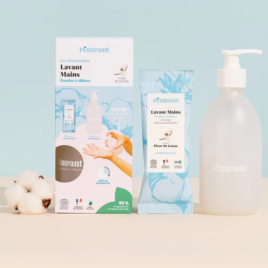 Entdeckungsset Handwaschmittel Baumwollblüte - Pimpant