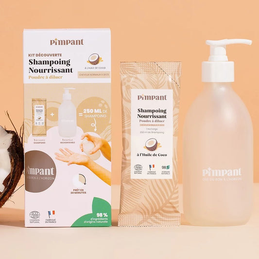 Entdeckungsset nährendes Shampoo Kokos - Pimpant
