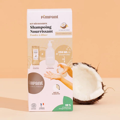 Entdeckungsset nährendes Shampoo Kokos - Pimpant