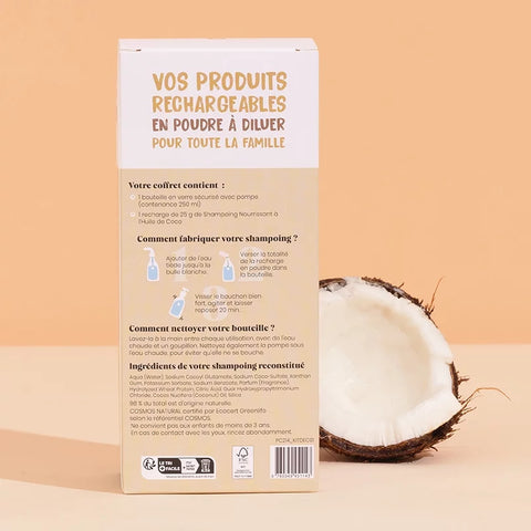 Entdeckungsset nährendes Shampoo Kokos - Pimpant