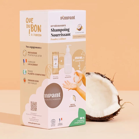Entdeckungsset nährendes Shampoo Kokos - Pimpant
