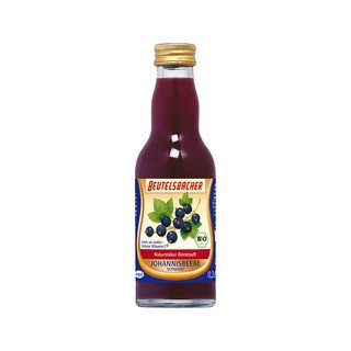 Beutelsbacher Johannisbeere schwarz Muttersaft, EU Bio 200ml