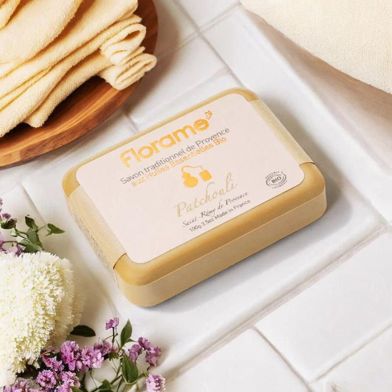 Seife Bio Patchouli - 100g - Florame