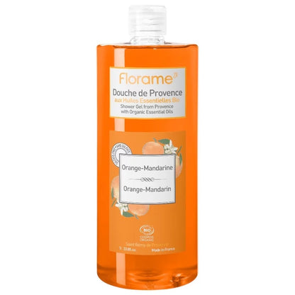 Duschgel Bio Orange & Mandarine - 1l - Florame