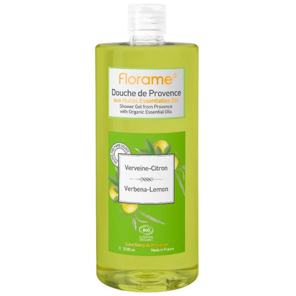 Duschgel Bio Verbene & Zitrone - 1l - Florame