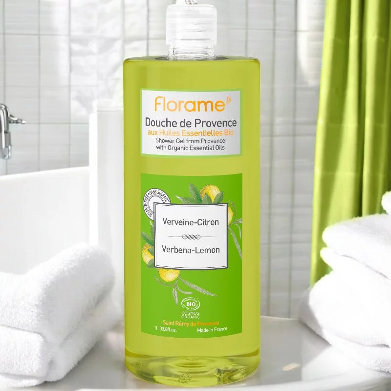 Duschgel Bio Verbene & Zitrone - 1l - Florame