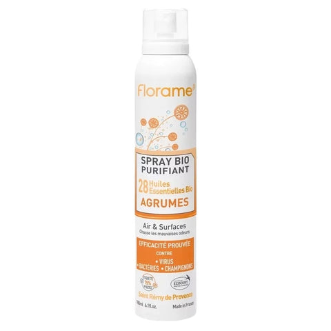 Reinigendes Spray Bio Zitrus 28 Ätherische Öle - 180ml - Florame