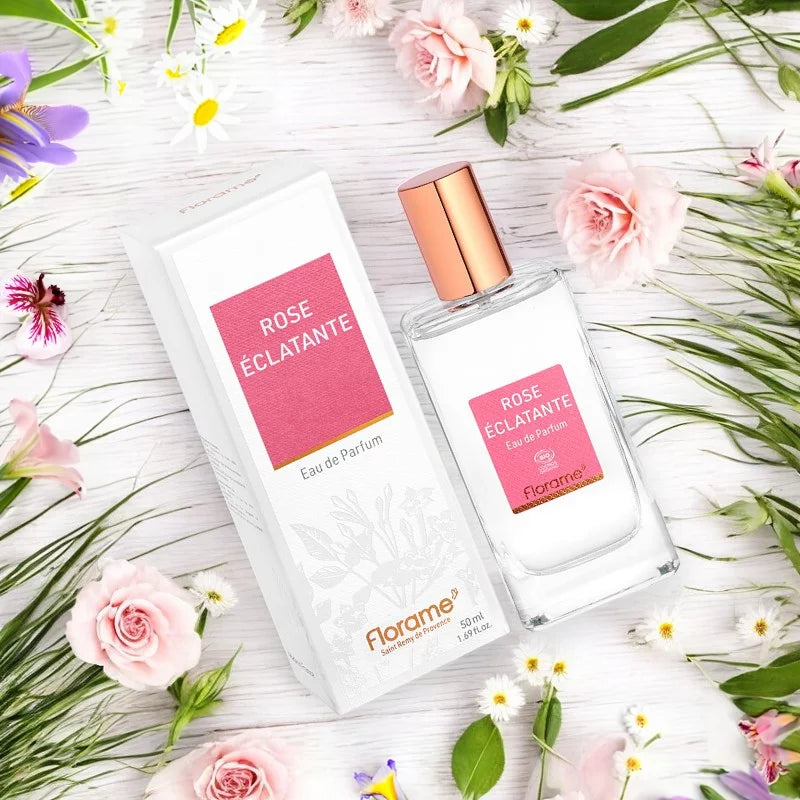 Eau de parfum Bio Rose Eclatante - 50ml - Florame