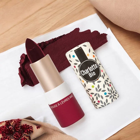 Matter Lippenstift Feigenrot BIO - 3.5g - Charlotte Bio