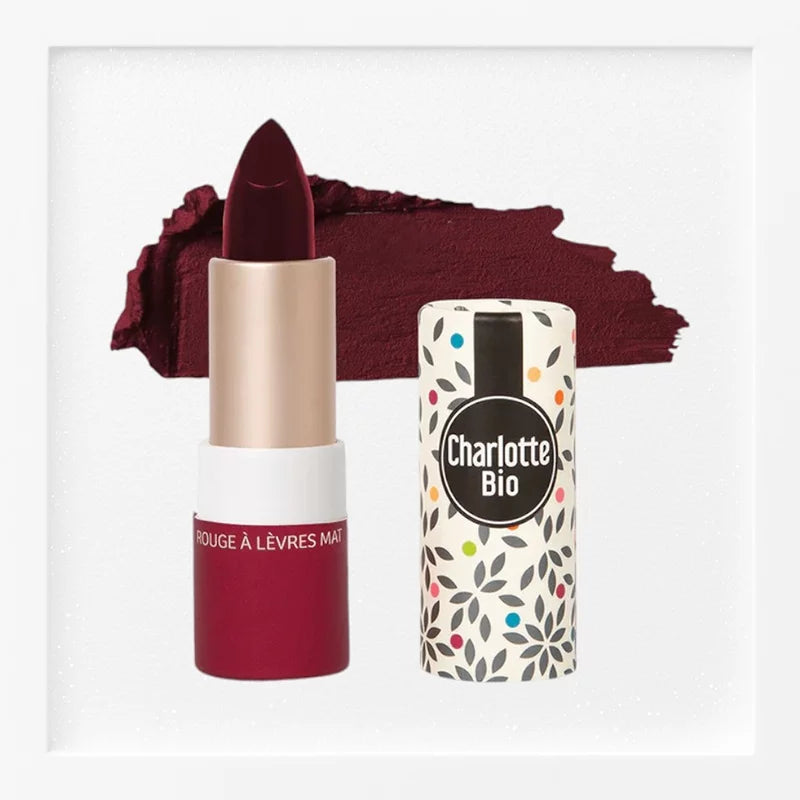 Matter Lippenstift Feigenrot BIO - 3.5g - Charlotte Bio