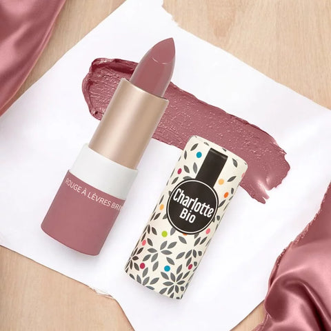 Glänzender Lippenstift Vintage Pink BIO - 3.5g - Charlotte Bio