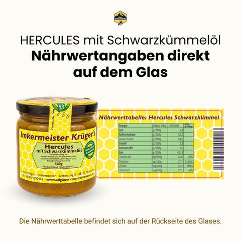 Hercules with Black Seed Oil 500g