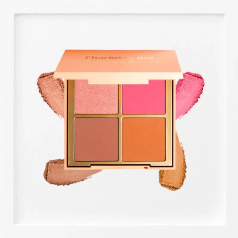 Palette natürlicher Glow - 4 x 4.5g - Charlotte Bio Arnaud Sol Dourdin