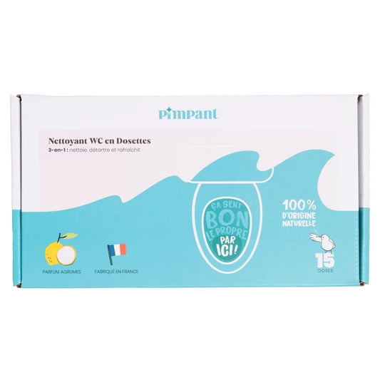 3-in-1-WC-Reiniger Zitrusfrüchte - 15 Stück - Pimpant
