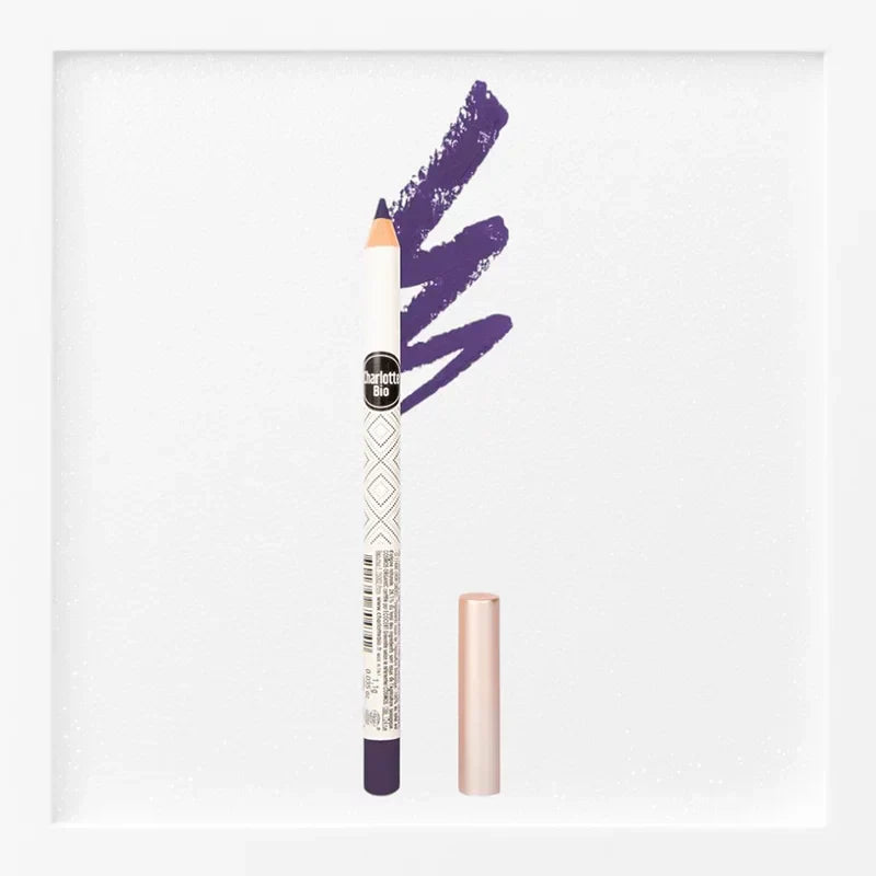 Augenstift mit langem Halt Tiefviolett BIO - 1.1g - Charlotte Bio