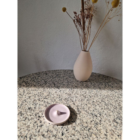 Support pour bâtons d'encens en céramique violet