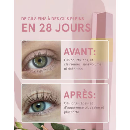 ROSEGOLD Parigi Roselash Siero avanzato per ciglia – Siero per la cura delle ciglia dall'aspetto più folto – 3 ml