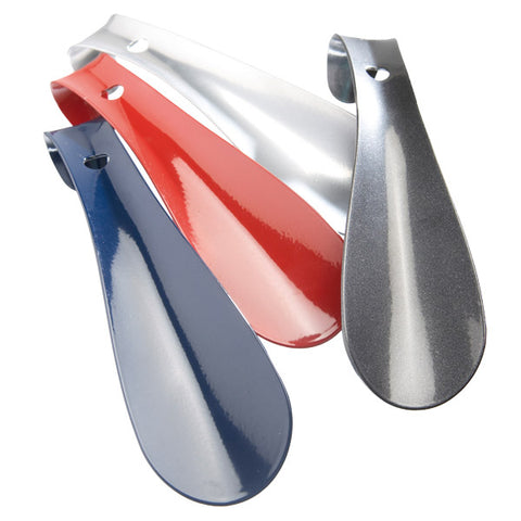 Schuhlöffel Metall 16 cm mit Haken