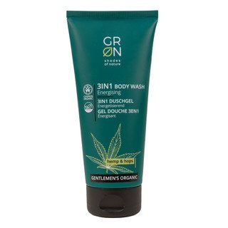 GRN-GRÜN 3in1 Body Wash GENTLEMEN'S -Hanf & Hopfen, BDIH Organic 200ml