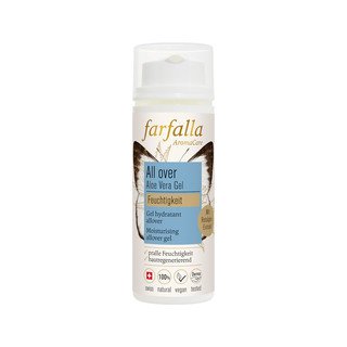 farfalla Aloe Vera Feuchtigkeitsspendendes Allover-Gel, NaTrue 50ml