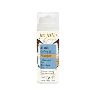farfalla Aloe Vera Feuchtigkeitsspendendes Allover-Gel, NaTrue 150ml