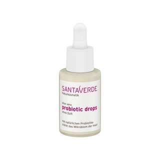 Santaverde aloe vera probiotic drops ohne Duft, NaTrue 30ml