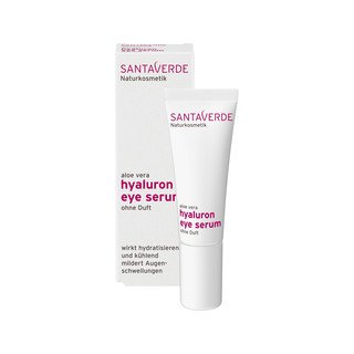 Santaverde aloe vera hyaluron eye serum ohne Duft, NaTrue 10g