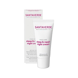 Santaverde aloe vera Nachtcreme, sleep & repair, NaTrue 30ml
