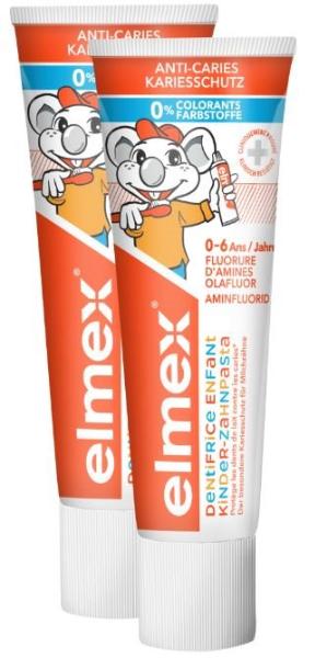 ELMEX KINDER Zahnpasta 2 x 75 ml