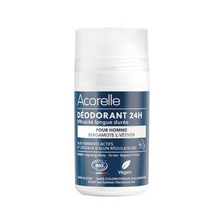 Acorelle Roll-On Déo 24h pour Homme, Cosmétique Bio - COSMOS ORGANIC 50ml