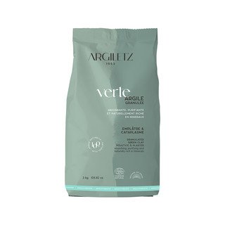 Argiletz Grüne Tonerde granuliert, ECOCERT COSMOS NATURAL 3kg