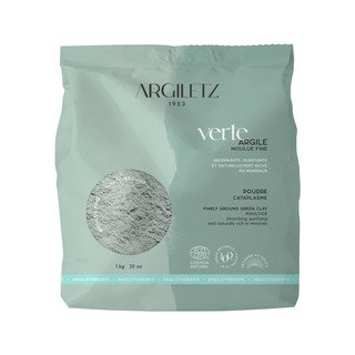 Argiletz Grüne Tonerde fein gemahlen, ECOCERT COSMOS NATURAL 1kg