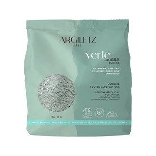 Argiletz Grüne Tonerde fein, ECOCERT COSMOS NATURAL 1kg