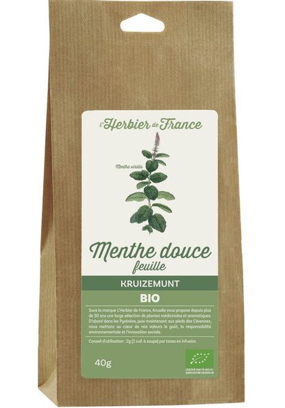 Menthe douce feuilles