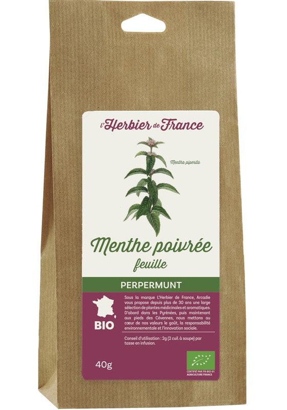 Menthe poivrée feuilles
