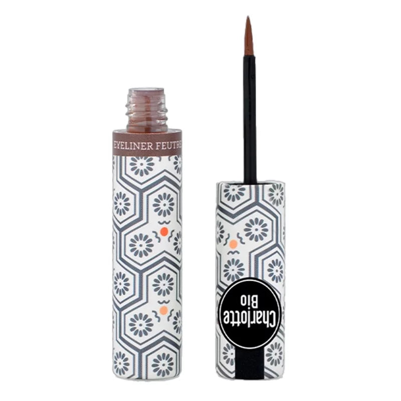 Filzstift Eyeliner BIO Braun - 3ml - Charlotte Bio